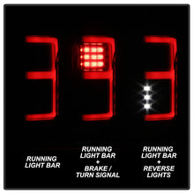 Cargar imagen en el visor de la galería, Spyder 15-18 Ford F-150 LED Tail Lights (w/Blind Spot) - Black Smoke (ALT-YD-FF15015BS-LBLED-BSM)