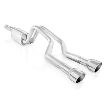 Carica l'immagine nel visualizzatore di Gallery, Stainless Works 2006-09 Trailblazer SS 6.0L 2-1/2in Chambered Exhaust Y-Pipe Center Bumper Exit