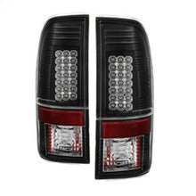Cargar imagen en el visor de la galería, Spyder Ford Super Duty 08-15 LED Tail Lights Black ALT-YD-FS07-LED-BK
