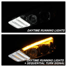 Cargar imagen en el visor de la galería, Spyder 15-18 Ford Focus Projector Headlights - Seq Turn Light Bar - Chrome PRO-YD-FF15-LBSEQ-C