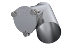 QTP 4in Weld-On QTEC Exhaust Cutout Y-Pipe