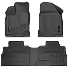 Laden Sie das Bild in den Galerie-Viewer, Husky Liners 07-13 Ford Edge / 07-13 Lincoln MKX Weatherbeater Black Front &amp; 2nd Seat Floor Liners