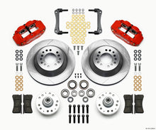 गैलरी व्यूवर में इमेज लोड करें, Wilwood Narrow Superlite 6R Front Hub &amp; 1PC Rtr Kit 12.88in-Red 79-81 Camaro