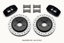 गैलरी व्यूवर में इमेज लोड करें, Wilwood DPC56 Rear Caliper &amp; Rotor Kit Black Corvette All C5 / Base C6 1997-2013