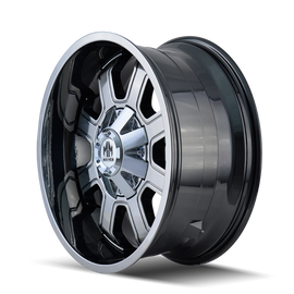 Mayhem 8103 Fierce 20x9 / 8x165.1 BP / 0mm Offset / 130.8mm Hub Chrome Wheel