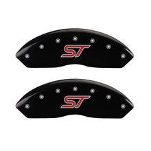 Charger l&#39;image dans la galerie, MGP 4 Caliper Covers Engraved Front &amp; Rear ST Black finish silver ch