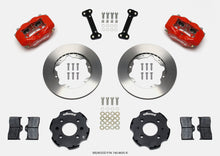गैलरी व्यूवर में इमेज लोड करें, Wilwood Forged Dynalite Front Hat Kit 11.00in Red Integra/Civic w/Fac.240mm Rtr