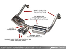 Charger l&#39;image dans la galerie, AWE Tuning Porsche 981 Performance Exhaust System - w/Chrome Silver Tips