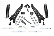 Carica l&#39;immagine nel visualizzatore di Gallery, Fabtech 17-19 Ford F250/350 4WD Gas 4in Radius Arm System w/Perf. Shocks