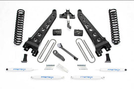Fabtech 17-19 Ford F250/350 4WD Gas 4in Radius Arm System w/Perf. Shocks