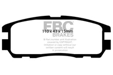 Laden Sie das Bild in den Galerie-Viewer, EBC 96-98 Acura SLX 3.2 Greenstuff Rear Brake Pads