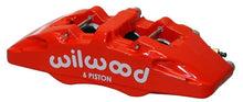 Carica l&#39;immagine nel visualizzatore di Gallery, Wilwood Caliper-Forged Dynapro 6 5.25in Mount-Red-R/H 1.62/1.12/1.12in Pistons 1.10in Disc