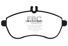 गैलरी व्यूवर में इमेज लोड करें, EBC 12-14 Mercedes-Benz C250 (W204) 1.8 Turbo Redstuff Front Brake Pads
