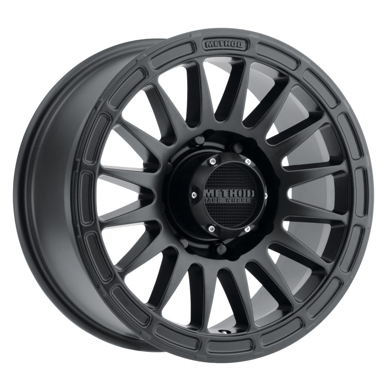 Method MR314 18x9 +18mm Offset 8x180 130.81mm CB Matte Black Wheel