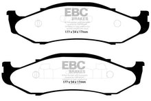 Carica l&#39;immagine nel visualizzatore di Gallery, EBC 97-99 Jeep Cherokee 2.5 82mm High Rotors Yellowstuff Front Brake Pads