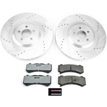 Carica l&#39;immagine nel visualizzatore di Gallery, Power Stop 15-19 Dodge Challenger Front Z26 Street Warrior Brake Kit