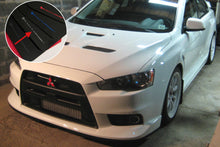 Charger l'image dans la galerie, Rally Armor 2008+ Mitsubishi EVO X UR Black Mud Flap w/ Silver Logo