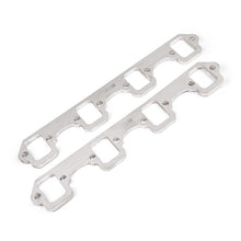 Laden Sie das Bild in den Galerie-Viewer, Stainless Works SBF Rectangular Shaped Port Header 304SS Exhaust Flanges 1-7/8in Primaries (2in BP)