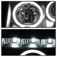 Carica l&#39;immagine nel visualizzatore di Gallery, Spyder Nissan Titan 04-14 Projector Headlights LED Halo LED Blk Smke PRO-YD-NTI04-HL-BSM