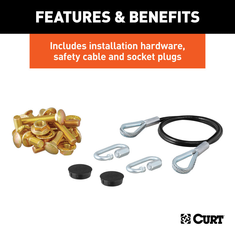 Curt 2017-2019 Ford F-250/F-350 Super Duty Custom Tow Bar Base Plate