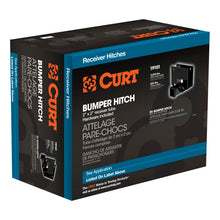 Carica l&#39;immagine nel visualizzatore di Gallery, Curt RV Bumper Hitch w/2in Receiver (Fits 2in x 4in Bumper Beams)