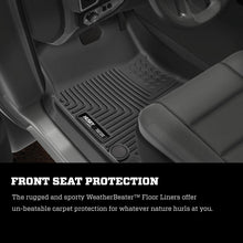 गैलरी व्यूवर में इमेज लोड करें, Husky Liners 19-21 Ram 2500/3500 Crew Cab Weatherbeater Black Front &amp; 2nd Seat Floor Liners - 2to4wheels