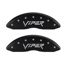 Cargar imagen en el visor de la galería, MGP 4 Caliper Covers Engraved Front &amp; Rear Gen 2/Viper Red finish silver ch