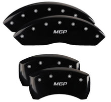 Charger l&#39;image dans la galerie, MGP 4 Caliper Covers Engraved Front &amp; Rear MGP Black Finish Silver Char 2019 Chevrolet Blazer