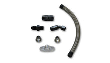 Carica l&#39;immagine nel visualizzatore di Gallery, Vibrant Univ Oil Drain Kit incl 12in Teflon lined S.S. hose Fitting