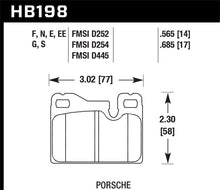 Carica l&#39;immagine nel visualizzatore di Gallery, Hawk 83-91 Porsche 944 HPS 5.0 Rear Brake Pads
