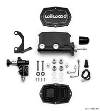 गैलरी व्यूवर में इमेज लोड करें, Wilwood Compact Tandem M/C - 15/16in Bore - w/Bracket and Valve (Pushrod) - Black
