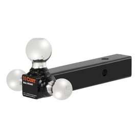 Curt Multi-Ball Mount (2in Solid Shank 1-7/8in 2in & 2-5/16in Chrome Balls) - 2to4wheels