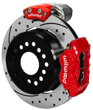 गैलरी व्यूवर में इमेज लोड करें, Wilwood Forged Dynalite Rear Electronic Parking Brake Kit - Red Powder Coat Caliper - D/S Rotor