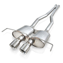 Charger l'image dans la galerie, Stainless Works 2009-15 Cadillac CTS-V Coupe 3in Catback System X-Pipe Turbo Mufflers 4in Tips