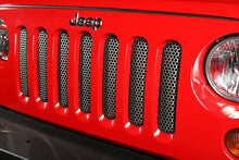 गैलरी व्यूवर में इमेज लोड करें, Rugged Ridge Grille Insert Satin Stainless 07-18 Jeep Wrangler