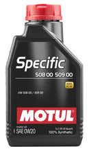 Load image into Gallery viewer, Motul 1L OEM Synthetic Engine Oil SPECIFIC 508 00 509 00 - 0W20 - Single image 1