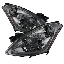 Cargar imagen en el visor de la galería, Spyder Nissan Altima 4Dr 10-12 Projector Headlights Light DRL LED Halo Smke PRO-YD-NA104D-LTDRL-SM