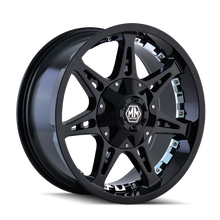 Cargar imagen en el visor de la galería, Mayhem 8060 Missile 20x9 / 6x135 BP / 18mm Offset / 106mm Hub Black Wheel