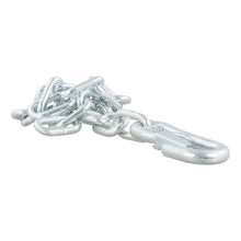 Load image into Gallery viewer, Curt 27in Safety Chain w/1 Snap Hook (5000lbs Clear Zinc)