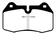 Carica l&#39;immagine nel visualizzatore di Gallery, EBC 94-99 BMW M5 3.8 (E34) Redstuff Front Brake Pads