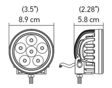 Charger l&#39;image dans la galerie, Hella Value Fit 90mm 6 LED Light - PED Off Road Spot Light