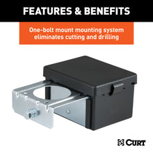 Load image into Gallery viewer, Curt 5in x 3-1/4in x 3-7/8in Lockable Breakaway Battery Case w/Metal Bracket