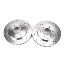 Carica l&#39;immagine nel visualizzatore di Gallery, Power Stop 04-08 Ford F-150 Front Evolution Drilled &amp; Slotted Rotors - Pair
