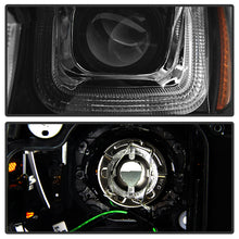 Charger l&#39;image dans la galerie, Spyder Volkswagen Golf VII 14-16 Projector Headlights DRL LED Red Stripe Blk PRO-YD-VG15-RED-DRL-BK