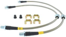 Charger l&#39;image dans la galerie, StopTech 89-98 Nissan 240SX (5 Lug w/ 300ZX Upgrade) Front Stainless Steel Brake Lines