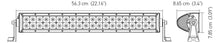 Carica l&#39;immagine nel visualizzatore di Gallery, Hella Value Fit Sport 22in - 120W LED Light Bar - Dual Row Combo Beam