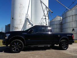 RBP RX-2 Locking Fuel Door 15-18 Ford F-150 (Except Flare Side) - Black