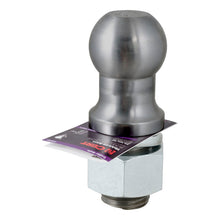 Load image into Gallery viewer, Curt 3in Trailer Ball (2in x 3-1/2in Shank 30Klbs Raw Steel)