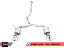 Charger l&#39;image dans la galerie, AWE Tuning Subaru 15+ WRX VA Sedan Touring Edition Exhaust - Chrome Silver Tips (102mm)