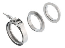 Cargar imagen en el visor de la galería, Borla Universal 3in Stainless Steel 3pc V-Band Clamp w/ Male and Female Flanges